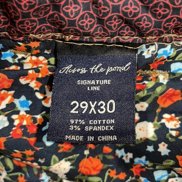 NWT Across The Pond ATP Signature Line Slim Fit Stretch Chino Tan 29x30 - Picture 14 of 16